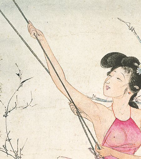 浑源-胡也佛的仕女画和最知名的金瓶梅秘戏图